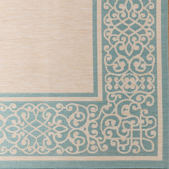 Gertmenian Indoor Outdoor Area Rug Classic Flatweave Washable Stain & UV 8'9" x 13'1" - Diamond Home USA