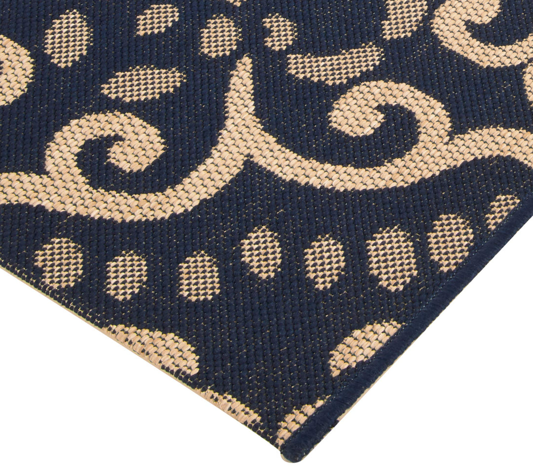 Gertmenian Indoor Outdoor Classic Flatweave Area Rug Stain & UV Resistant Carpet 7'10 x 10'