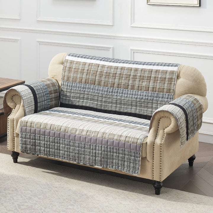 Barefoot Bungalow Gold Rush Loveseat Protector Sunset - Diamond Home USA