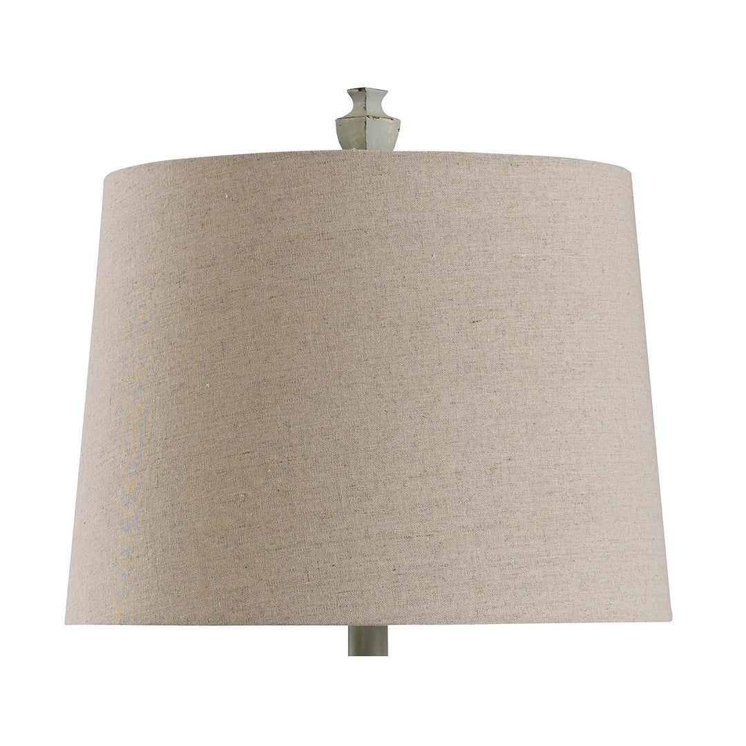 Distressed Blue Urn Style Table Lamp Brown Farmhouse - Diamond Home USA