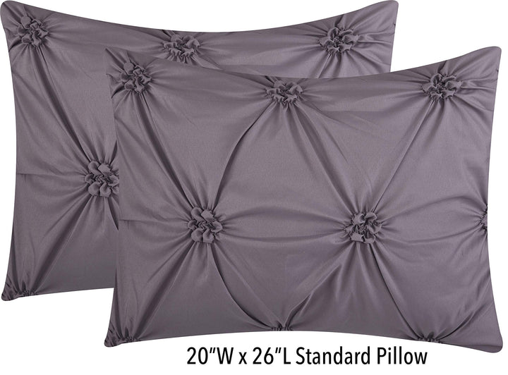 Stratford Park Layla Comforter Set Queen Purple
