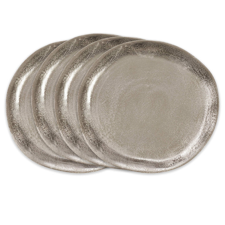Aluminum Organic Chargers (Set of 4) - Diamond Home USA