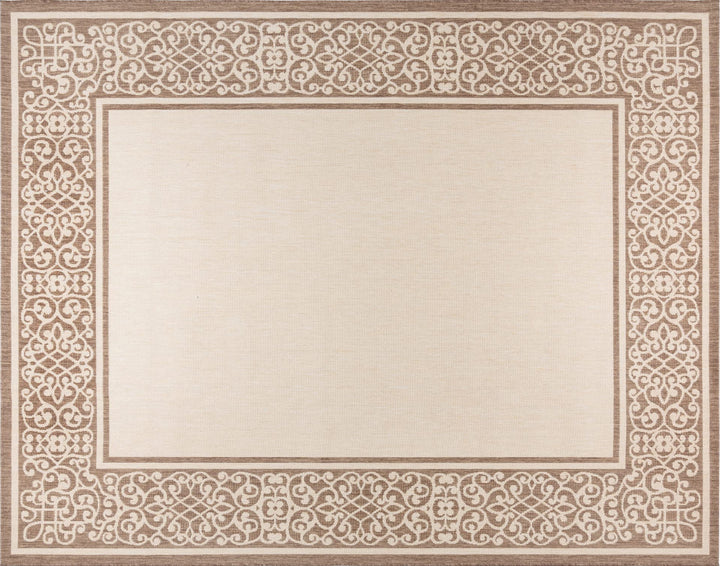 Gertmenian Indoor Outdoor Classic Flatweave Area Rug Stain & UV Resistant Carpet 7'10" x 10'