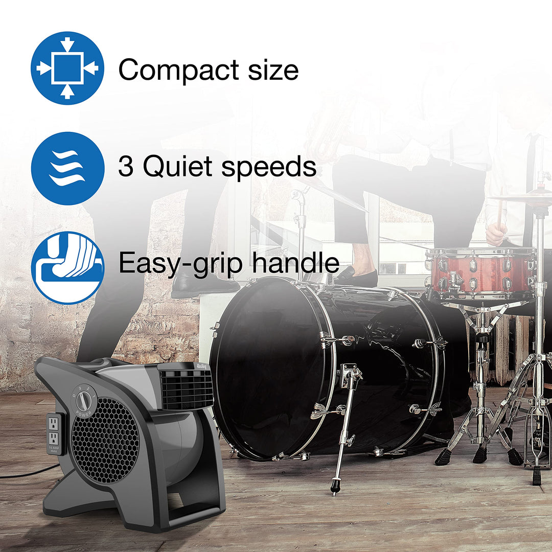 Air King 9555 3-Speed Commercial Grade Pivoting Blower 1/13-Horsepower Gray - Diamond Home USA