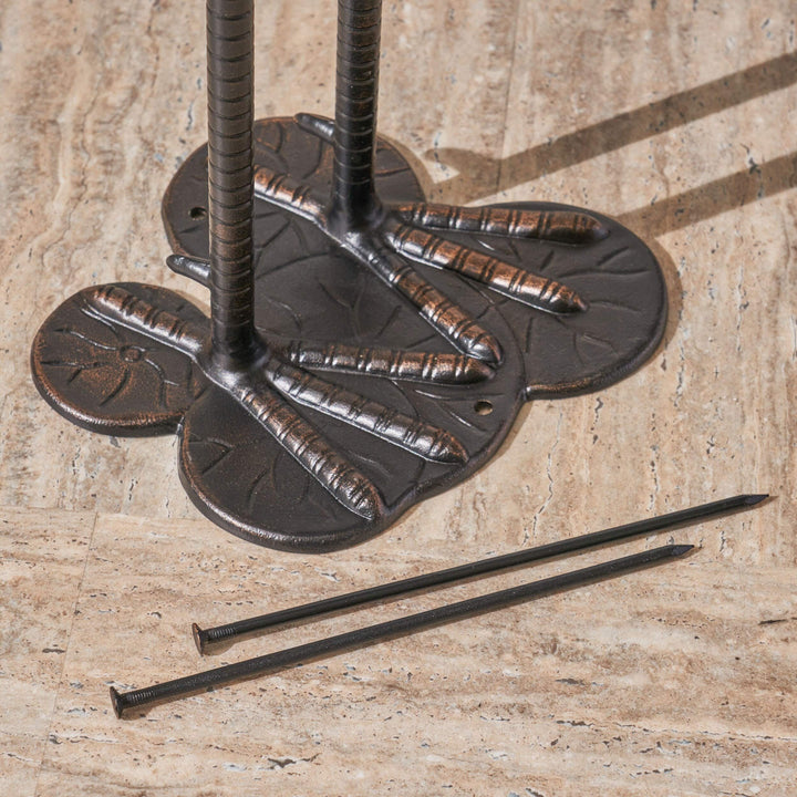 Outdoor 39 Inch Cast Aluminum Crane Statue by Brown Traditional - Diamond Home USA