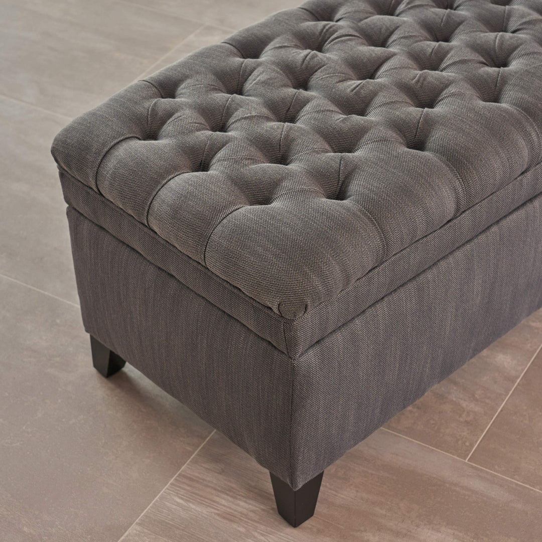 Christopher Knight Home Juliana Fabric Storage Ottoman