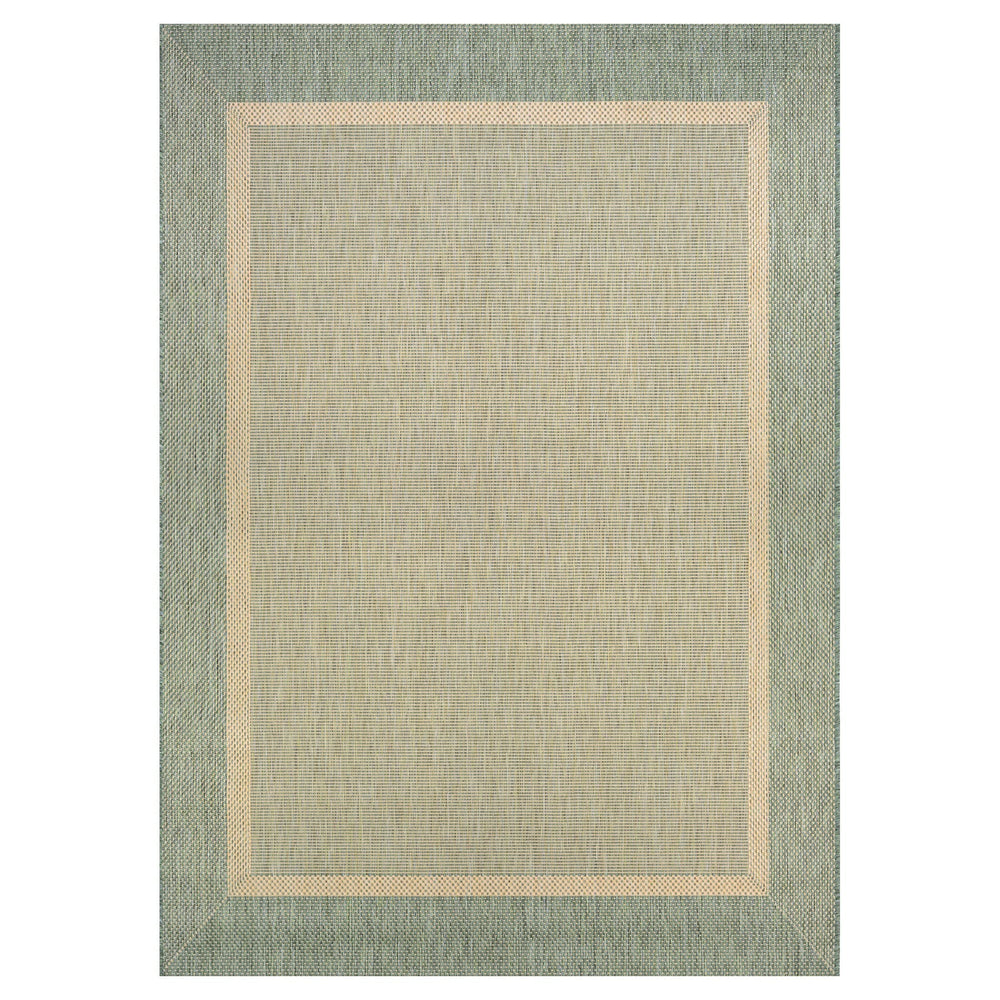 Couristan Stria Texture Area Rug 2' x 3'7" Natural-Green 2' x 3'7" - Green/Beige
