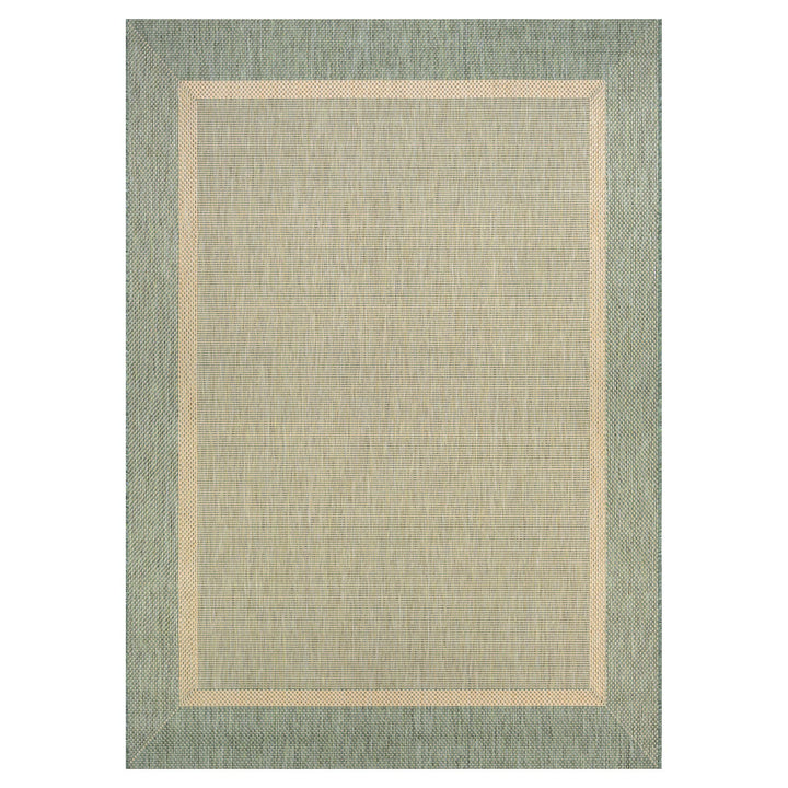 Couristan Stria Texture Area Rug 2' x 3'7" Natural-Green 2' x 3'7" - Green/Beige