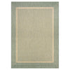 Couristan Stria Texture Area Rug 2' x 3'7" Natural-Green 2' x 3'7" - Green/Beige