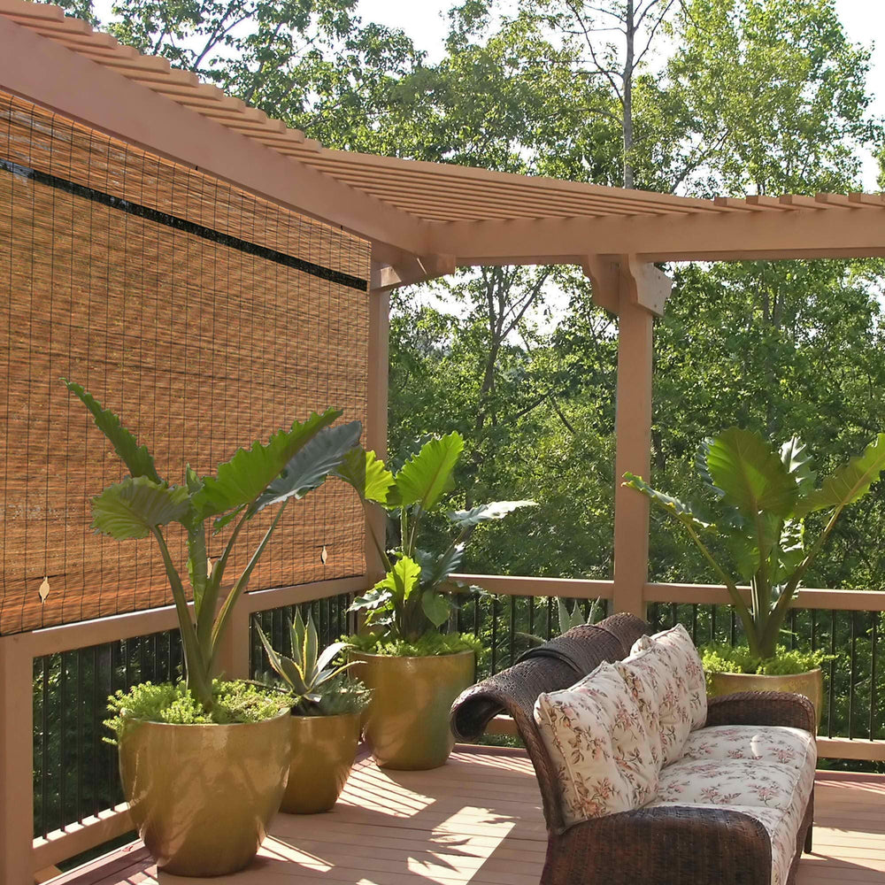 Radiance Core Free Bamboo Shades for Porch Patio & Sunroom - Imperial Matchstick - Diamond Home USA
