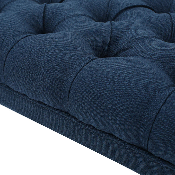 Christopher Knight Home Scarlett Fabric Ottoman Bench Dark