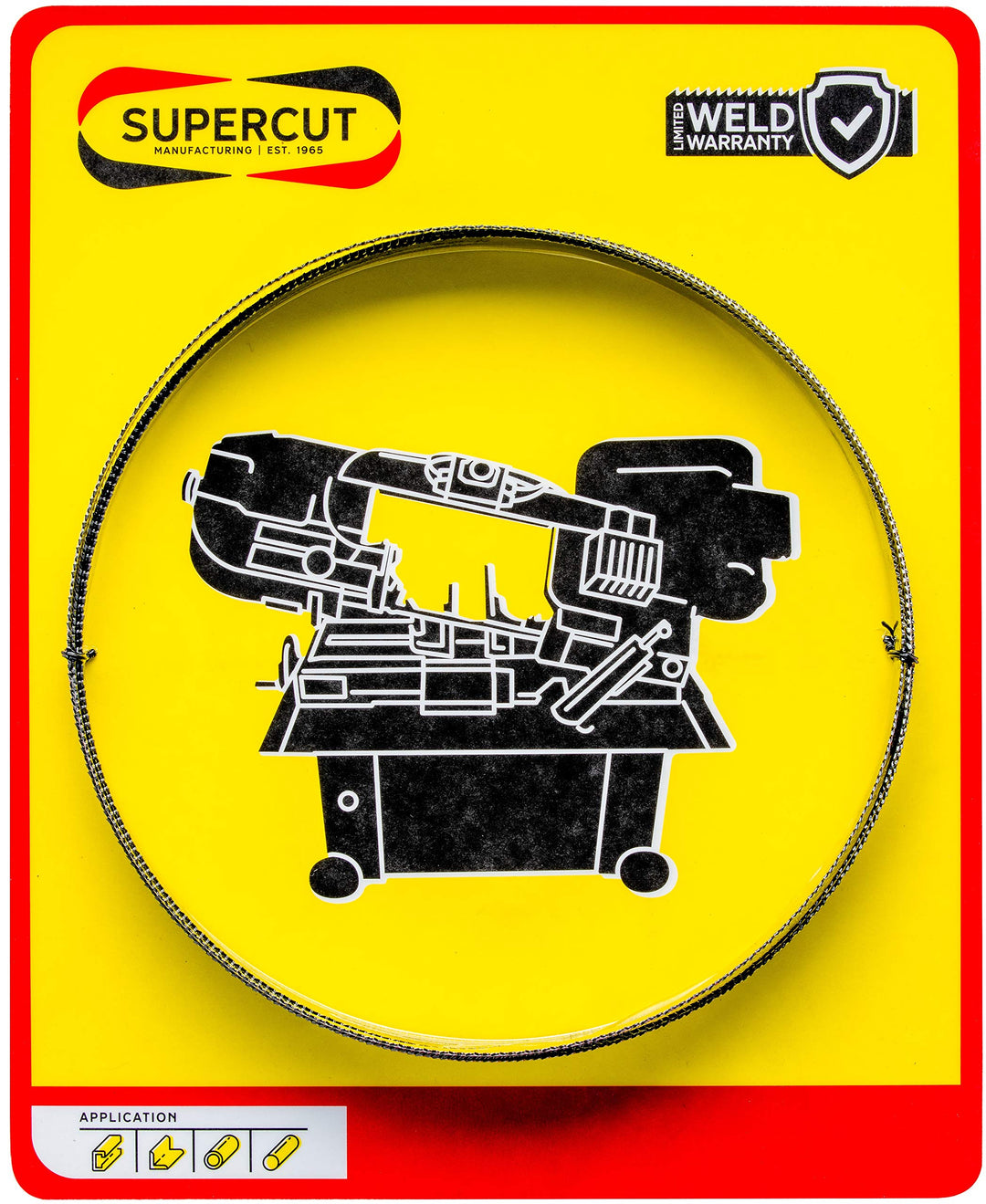 Supercut 93-inch X 3/4-inch X .035-inch 6-10 Vari TPI Bimetal Bandsaw Blade (USA