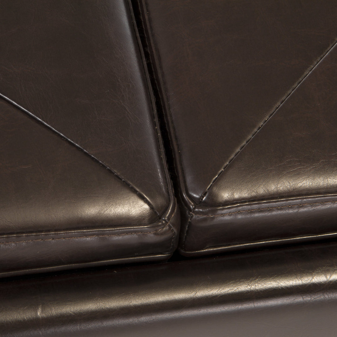 Christopher Knight Home Maxwell Bonded Leather Double Tray Ottoman Brown 38 x - Diamond Home USA