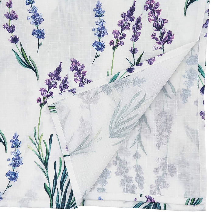 SARO LIFESTYLE Lavender Print Tablecloth Lavender 65"x104" - Diamond Home USA