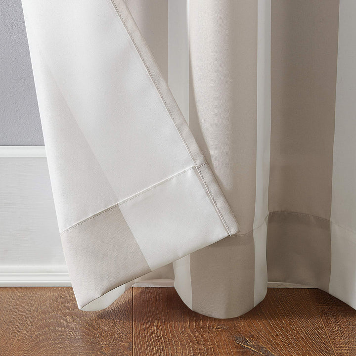 Sun Zero Valencia Cabana Stripe Indoor/ Outdoor Curtain Panel