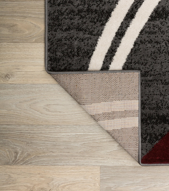 Rugshop Contemporary Abstract Circles Design Area Rug