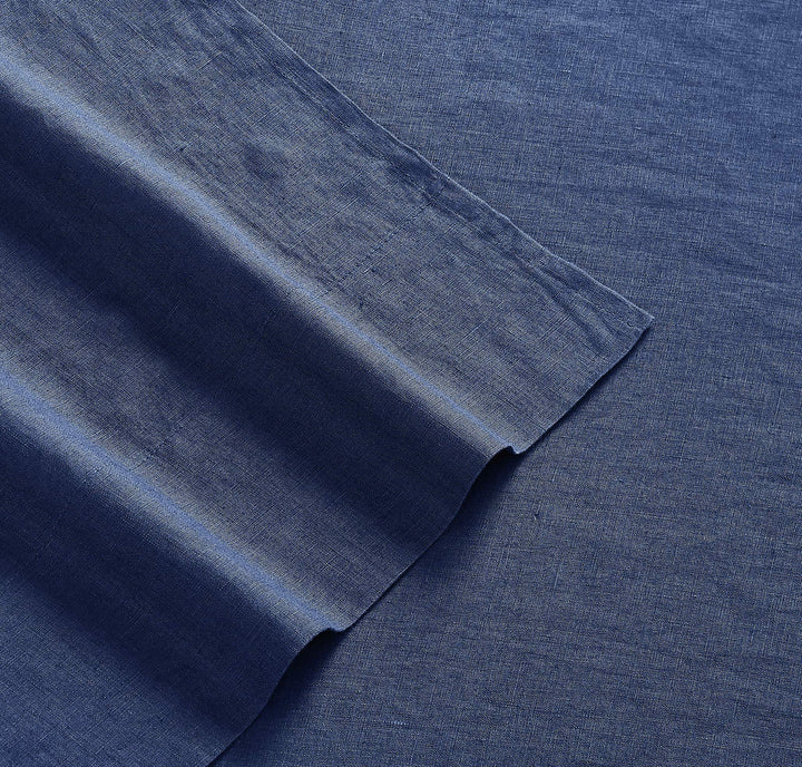 Brooklyn Loom 100% Natural Flax Linen 4-Piece Bed Sheet Set