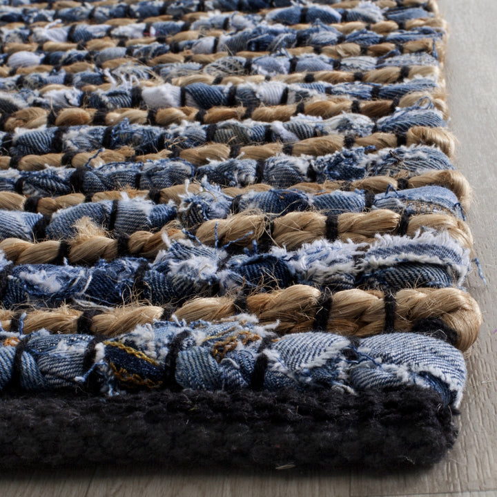 SAFAVIEH Cape Cod Collection Runner Rug - 2'3" x 8' Blue Handmade Flat Weave - Diamond Home USA