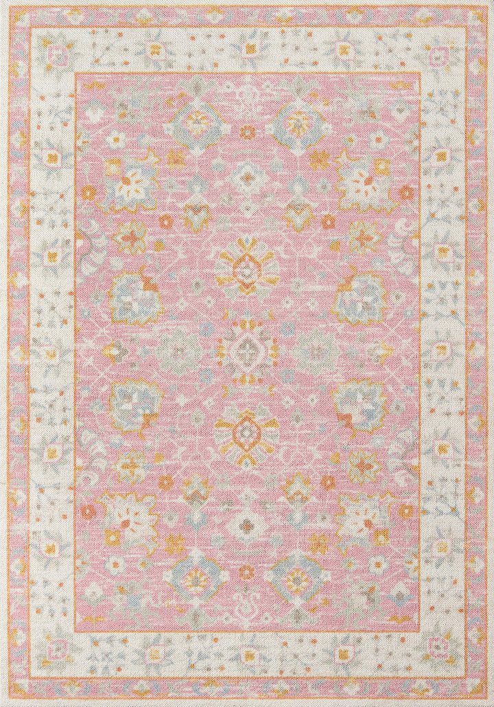 Momeni Anatolia Area Rug 5'3" X 7'6" Pink 5'3" x 7'6" - Pink