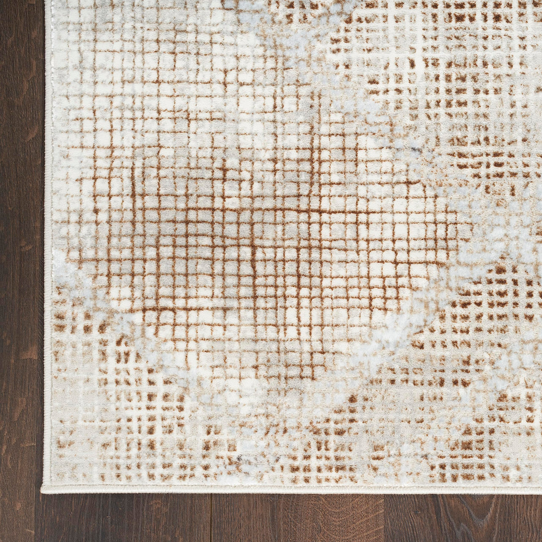 Inspire Me! Home Décor Iliana Modern Grey Mocha 5'3" x 7'3" Area Rug - Diamond Home USA