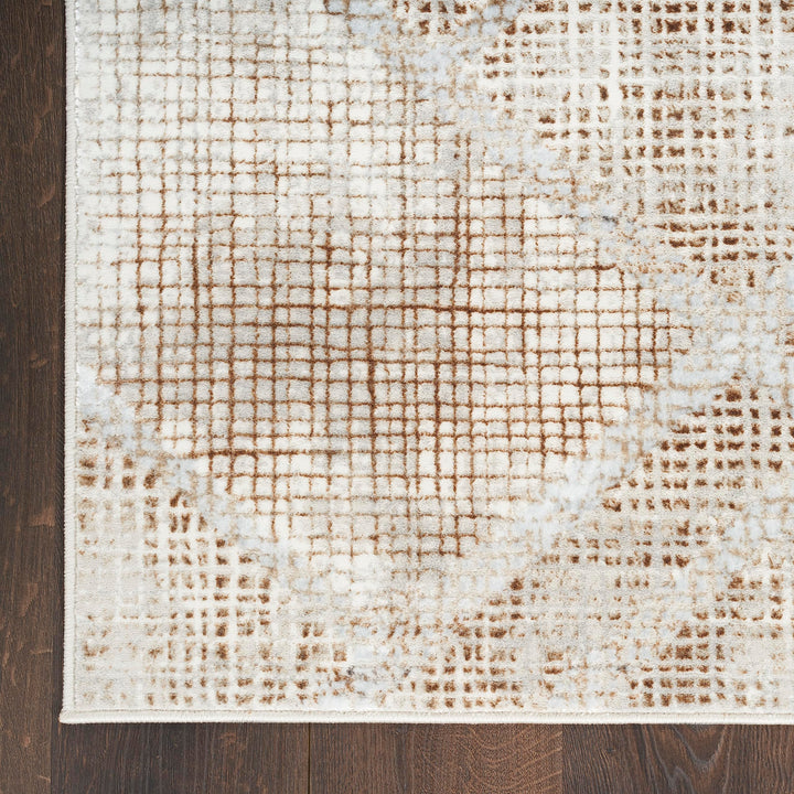 Inspire Me! Home Décor Iliana Modern Grey Mocha 5'3" x 7'3" Area Rug - Diamond Home USA