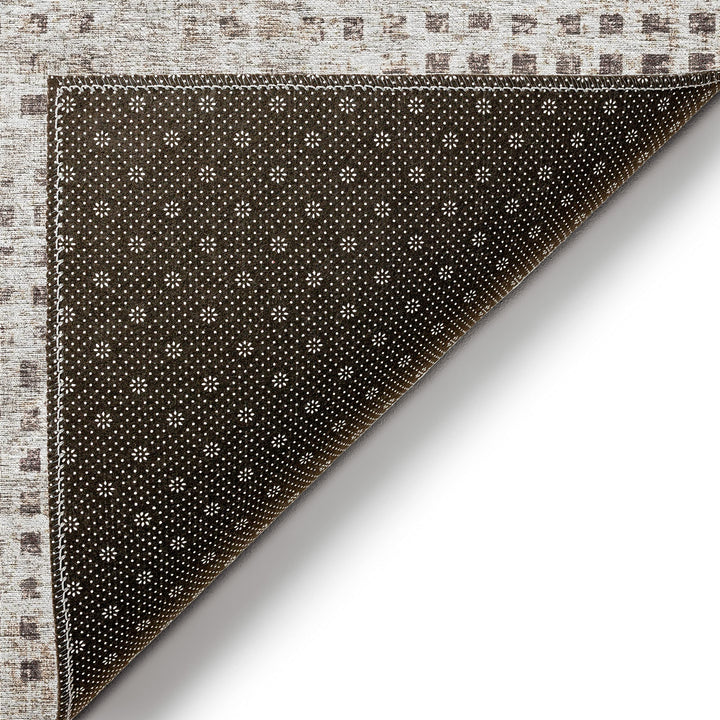 Indoor/ Outdoor Eleanor Modern Houndstooth Washable Rug