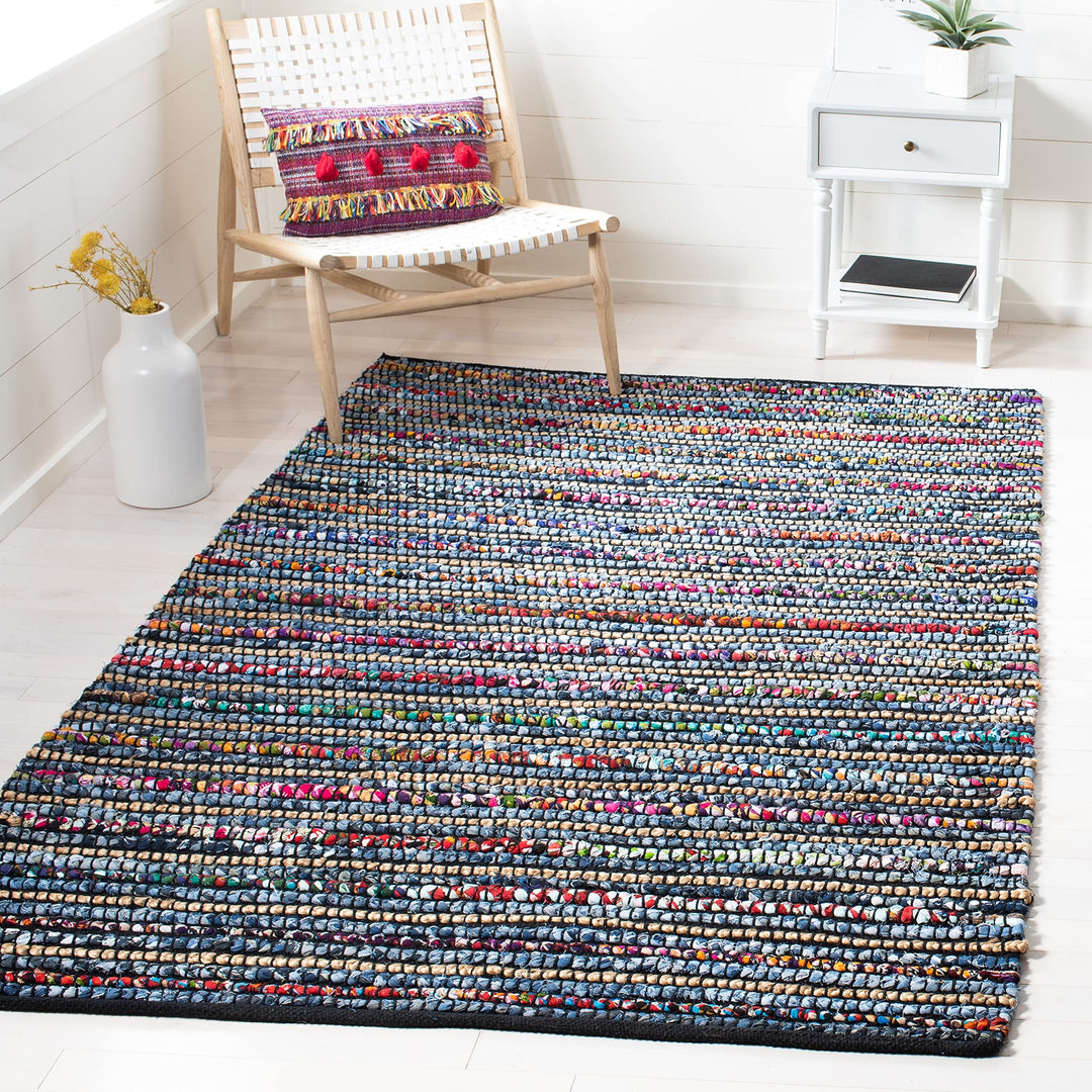 SAFAVIEH Cape Cod Collection Runner Rug - 2'3" x 8' Multi & Natural Handmade - Diamond Home USA