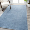 JONATHAN Y SEU100F-6 Haze Solid Low-Pile Indoor Area Rug Coastal Bohemian 6 X 9 - Classic Blue