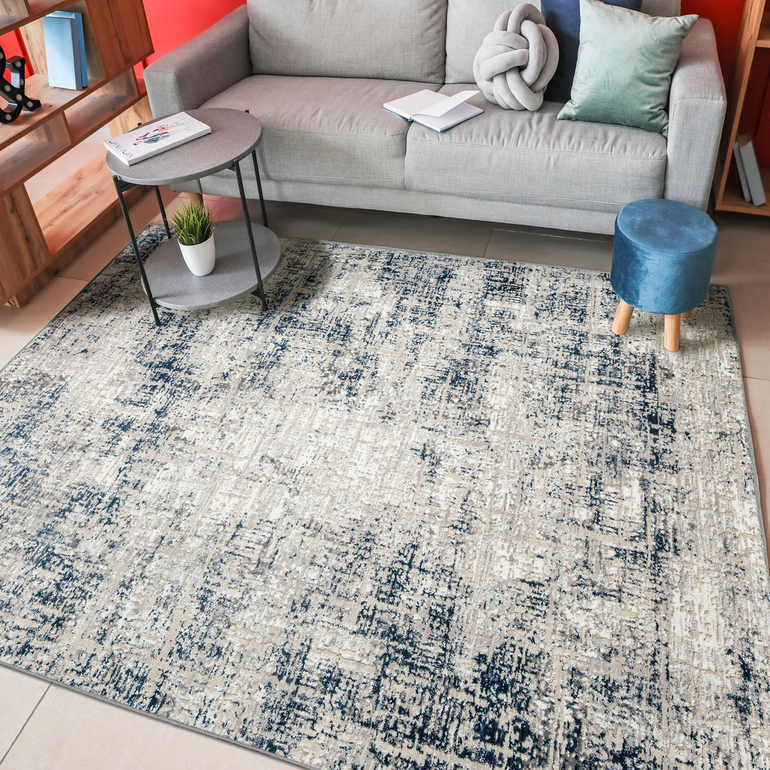 Radici USA Livigno 1241 Area Rug 5'3"x7'3" Blue 5'3" X 7'3" - Blue