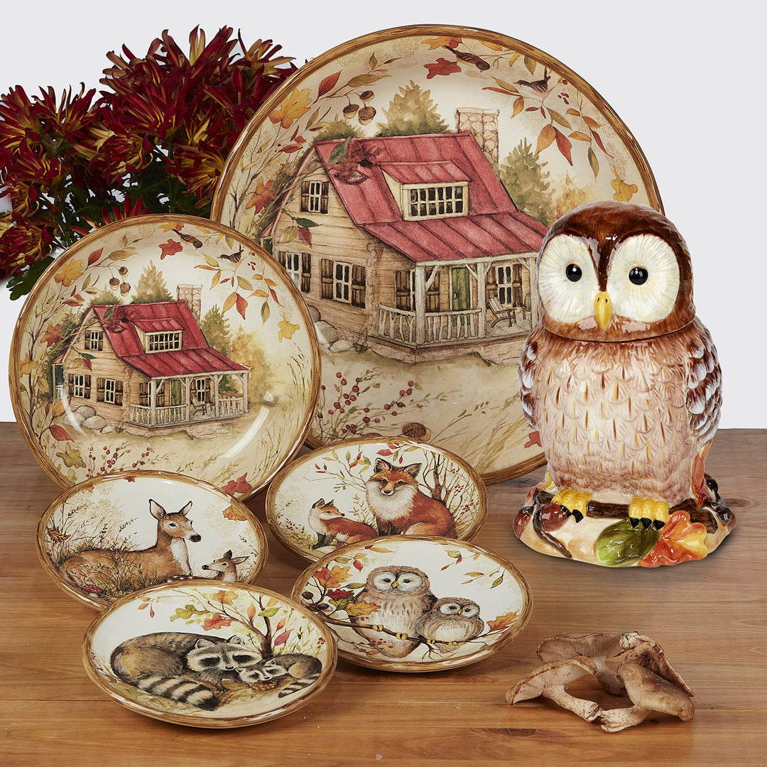 Certified International Pine Forest Rectangular Platter. - Diamond Home USA