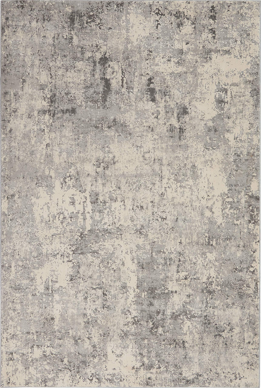 Nourison Rustic Textures Rustic Grey/Beige 3'11" x 5'11" Area -Rug Easy - Diamond Home USA