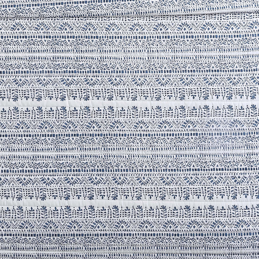 Oceanfront Resort QS2358TXL-2300 2 Piece Reef Point Printed Quilt Set Twin XL - Diamond Home USA