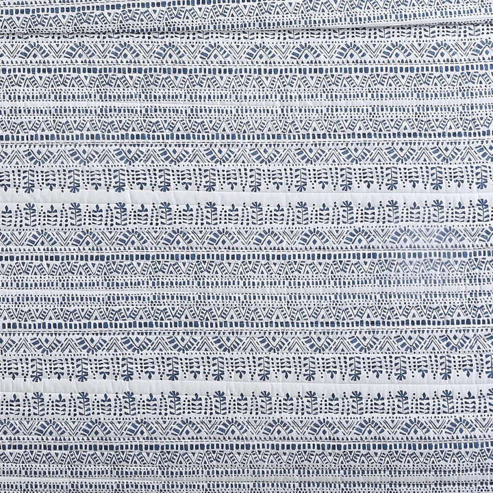Oceanfront Resort QS2358TXL-2300 2 Piece Reef Point Printed Quilt Set Twin XL - Diamond Home USA