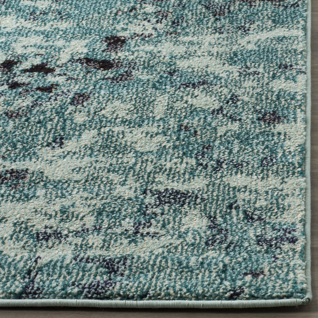SFVIEH Monaco Collection Runner Rug - 2'2" x 6' Light Blue & Multi Boho Chic - Diamond Home USA