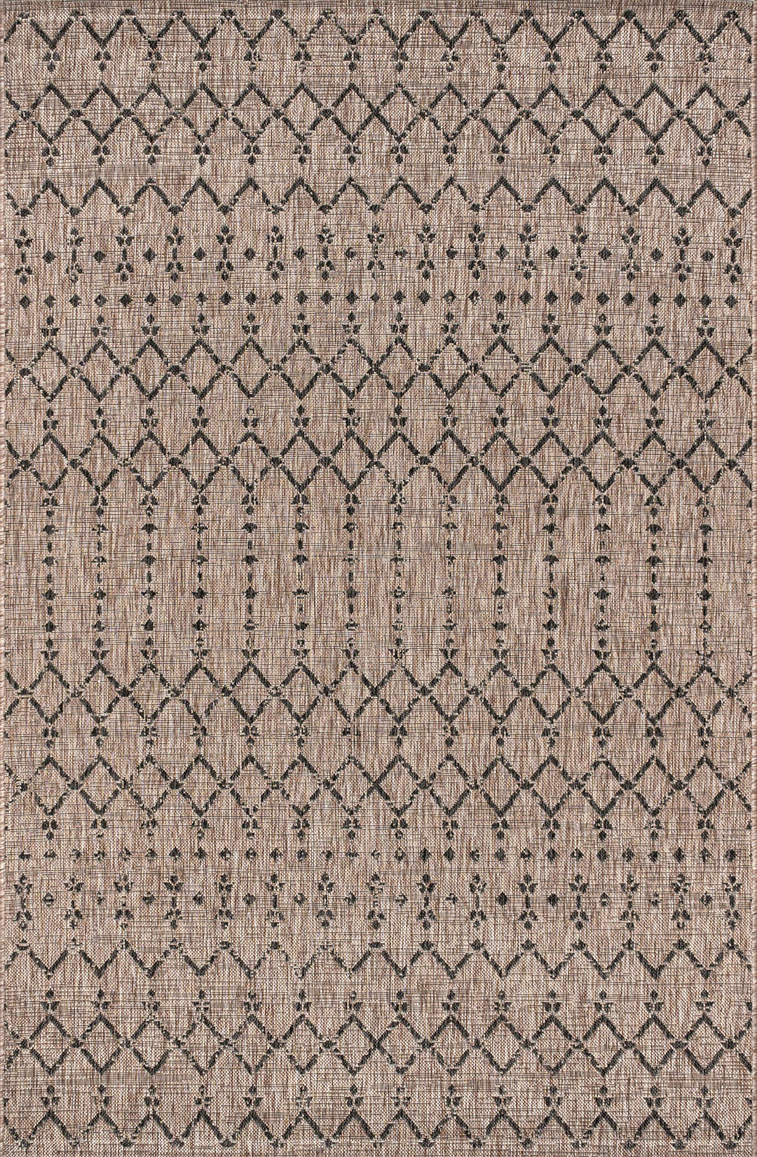 JONATHAN Y Trebol Moroccan Geometric Textured Weave Indoor/Outdoor Area Rug