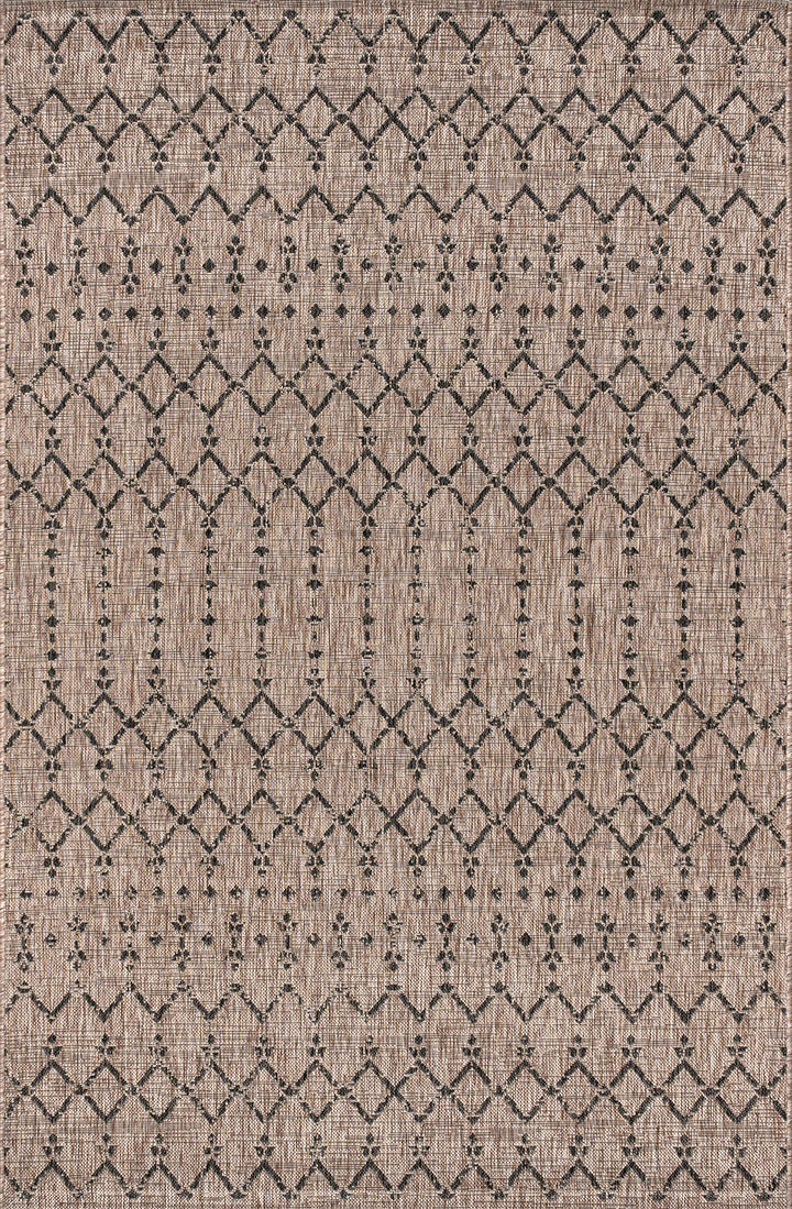 JONATHAN Y Trebol Moroccan Geometric Textured Weave Indoor/Outdoor Area Rug