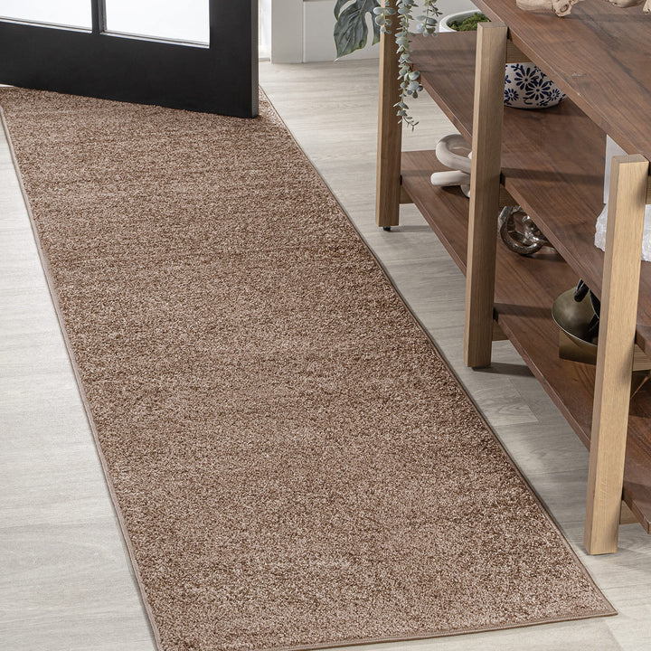 JONATHAN Y SEU100J-28 Haze lid Low-Pile Indoor Area-Rug Casual Contemporary 2 X 8 - Brown