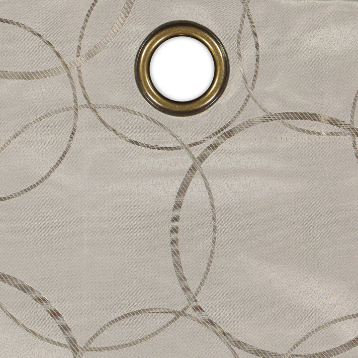 ECIPSE Meridian Modern Blackout Thermal Grommet Window Curtain for Bedroom or 84 Inches - Linen - Diamond Home USA