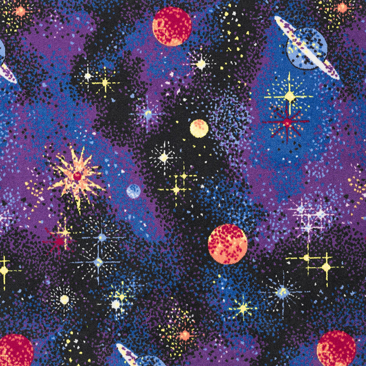 Joy Carpets Fluorescent Space Explorer Area Rug