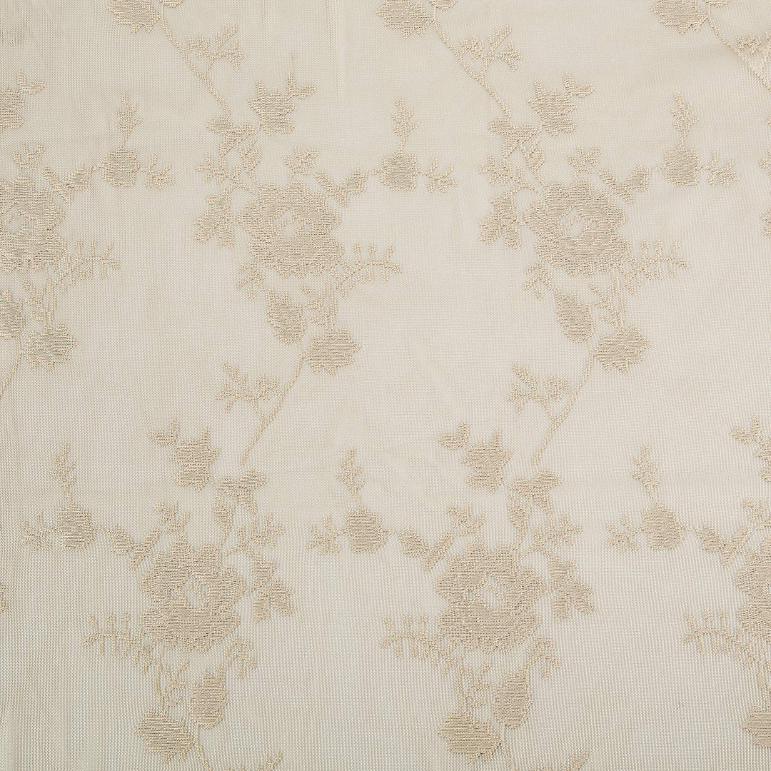 No. 918 Alison-Tr Floral Lace Sheer Rod Pocket Kitchen Curtain Swag Pair 58" x - Diamond Home USA