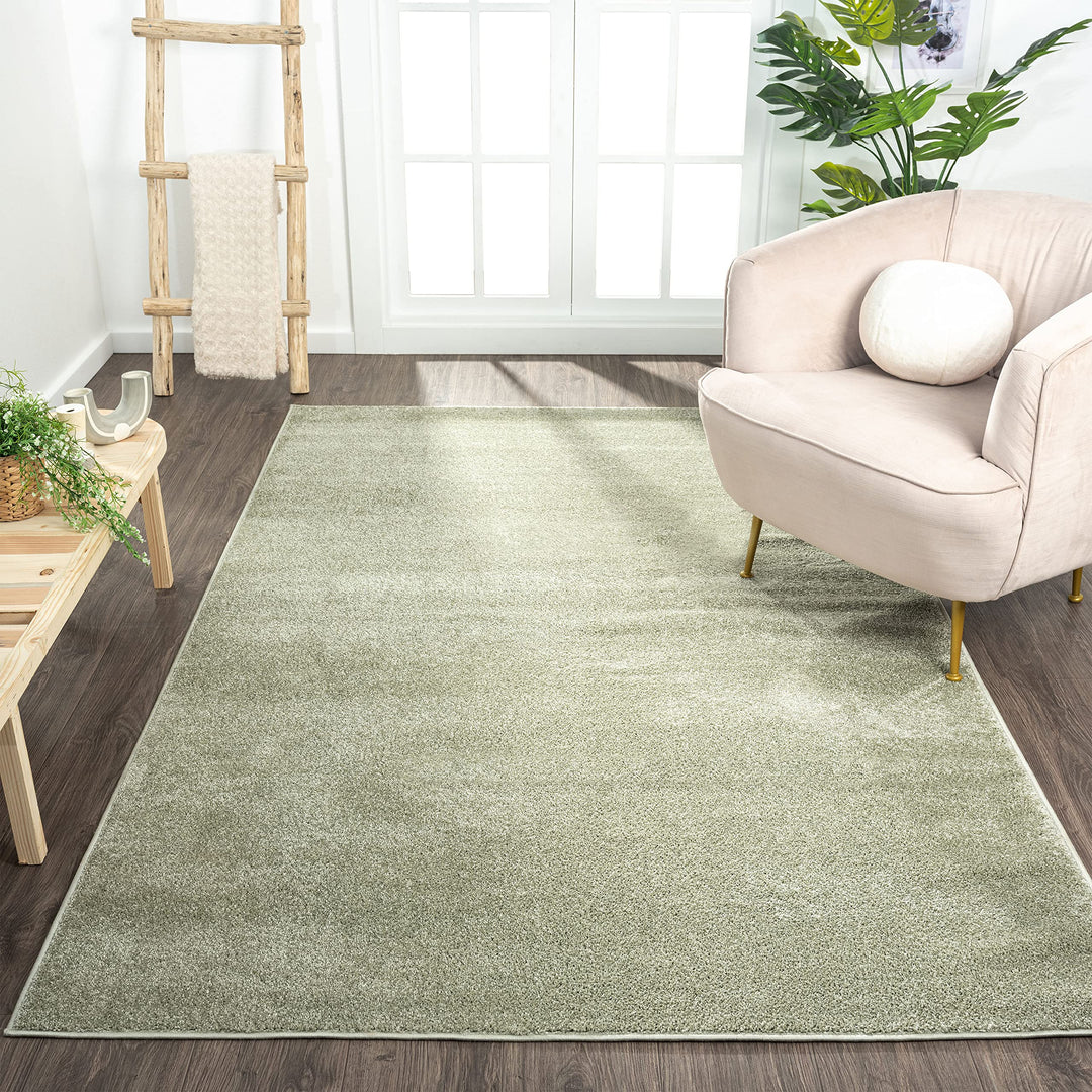 JONATHAN Y Tumbling Solid Low-Pile Area Rug