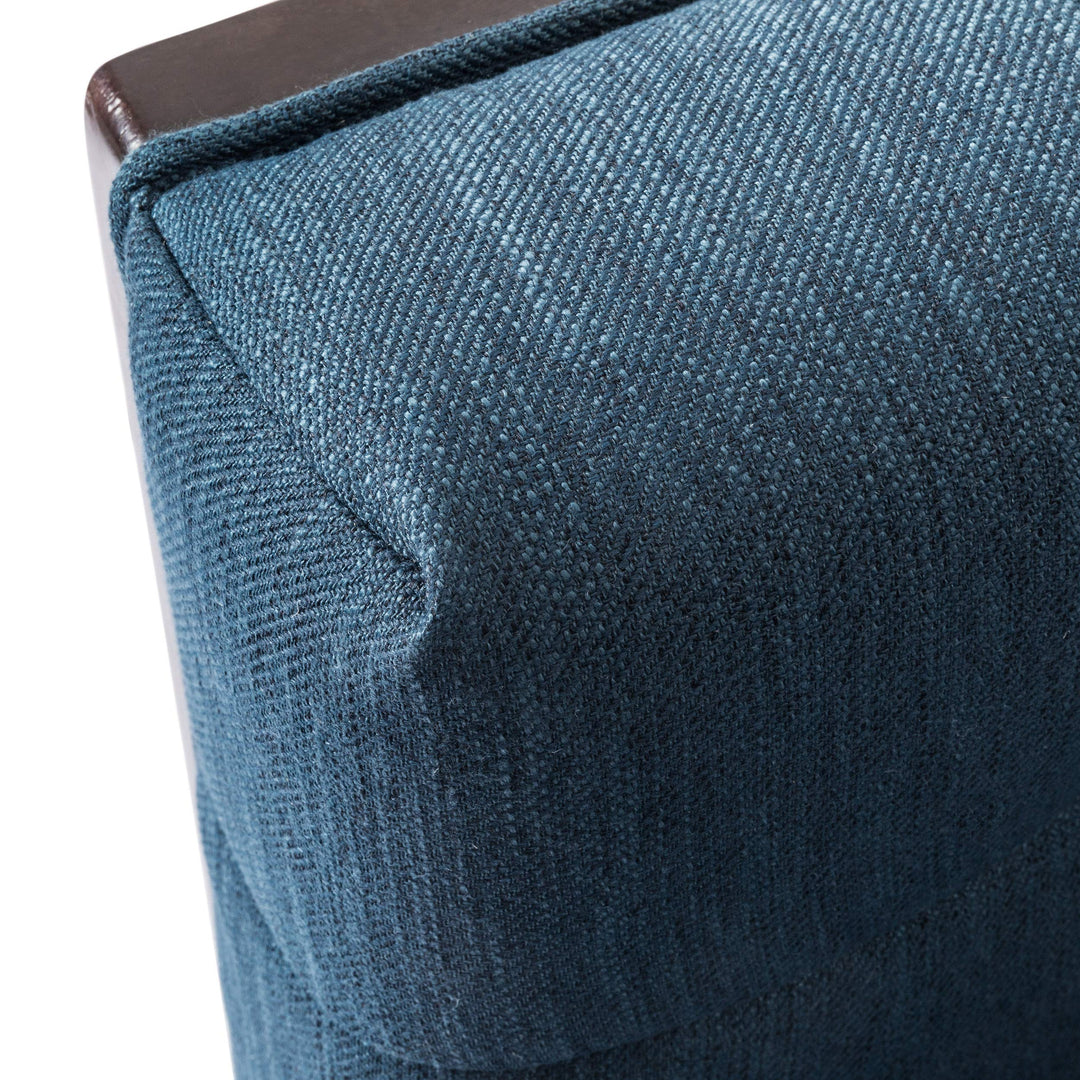 Christopher Knight Home McLarnan Club Chair Navy Blue + Brown - Diamond Home USA