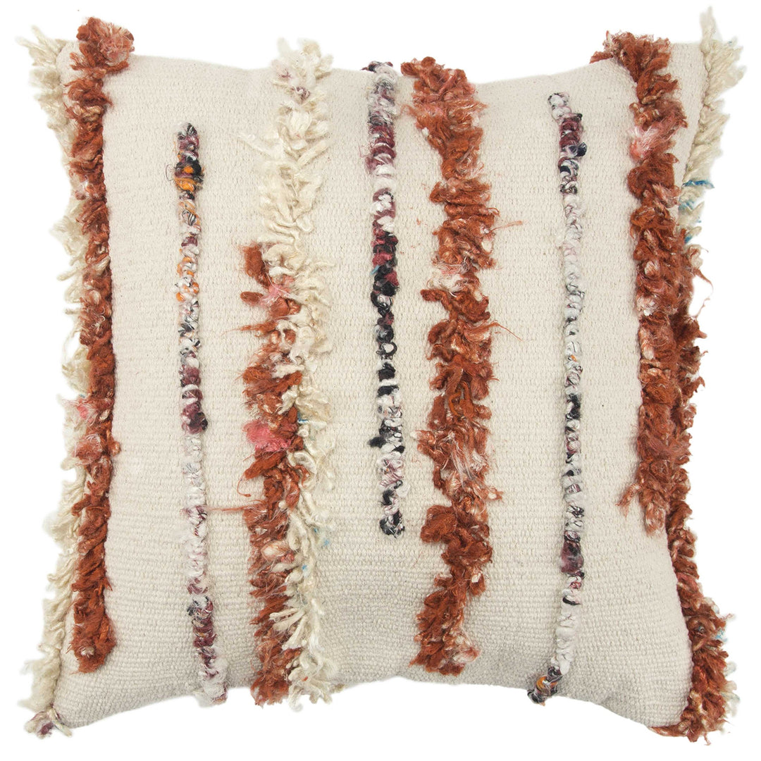 Rizzy Home|T13825|20"x20" Decorative Pillow|Cover Only Polyester - Orange