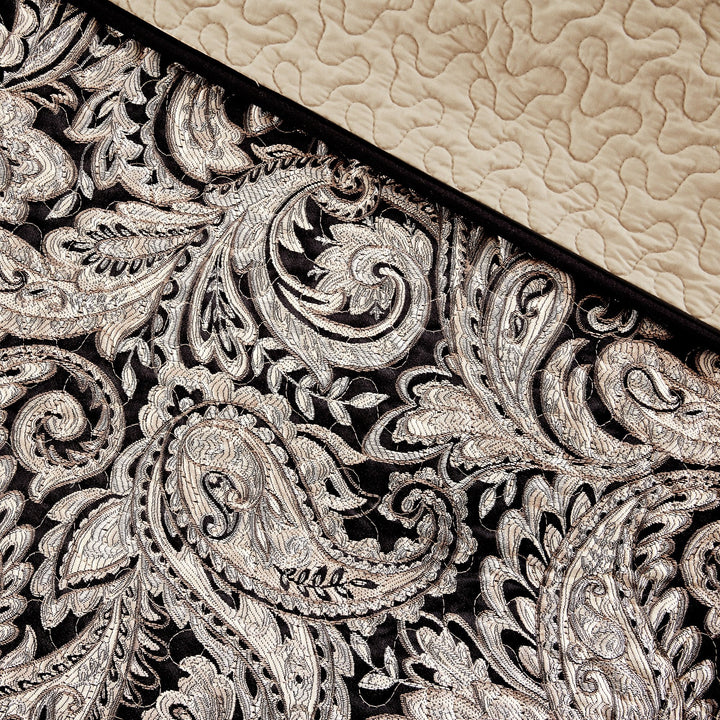 6 Piece Earthy Floral Paisley Theme Coverlet Set King/Cal King Size All Over - Diamond Home USA
