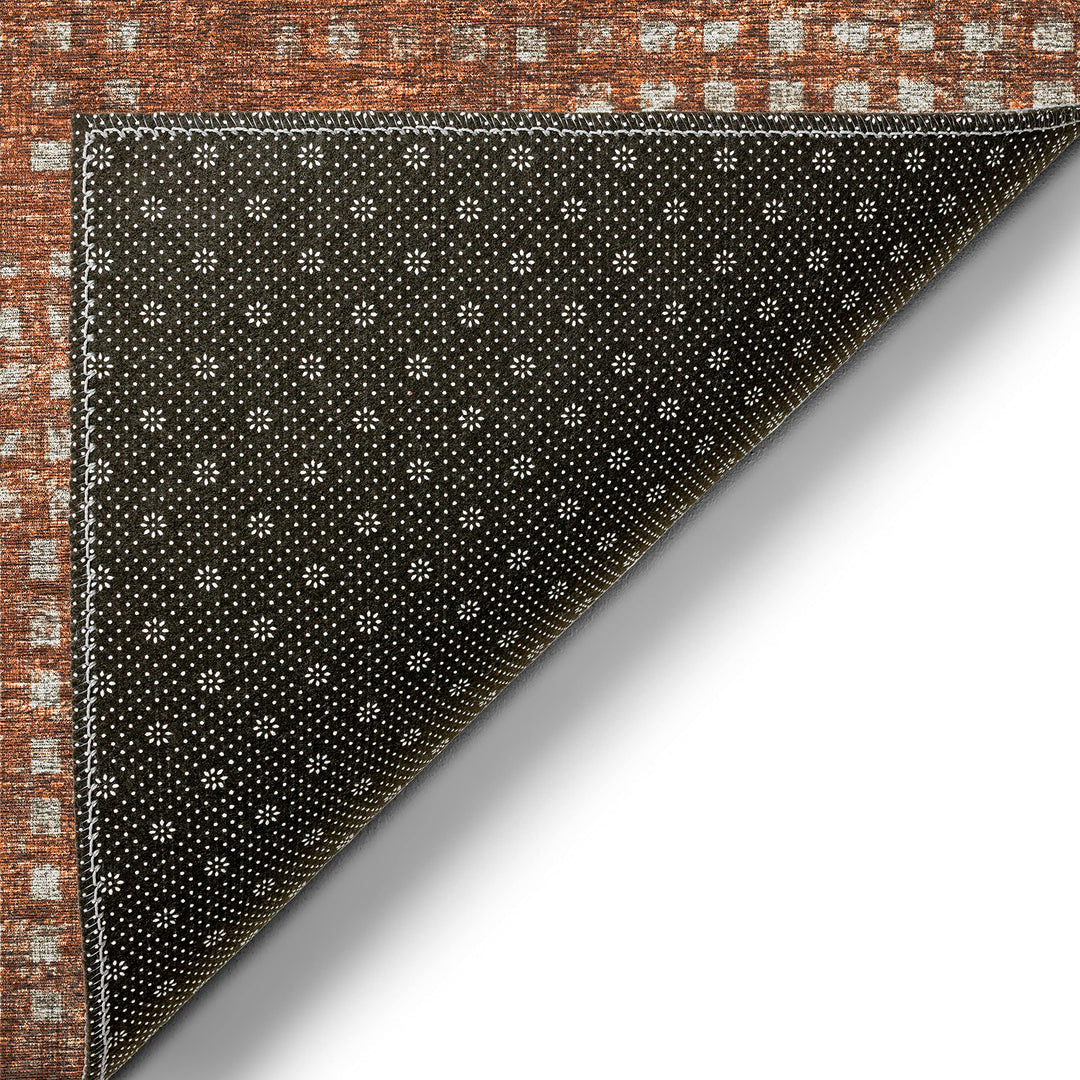 Indoor/ Outdoor Eleanor Modern Houndstooth Washable Rug