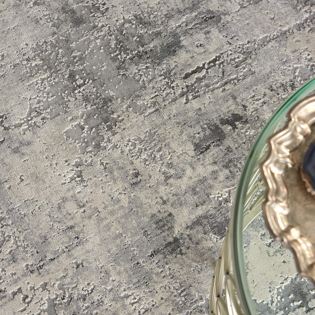 Nourison Rustic Textures Rustic Grey/Beige 3'11" x 5'11" Area -Rug Easy - Diamond Home USA