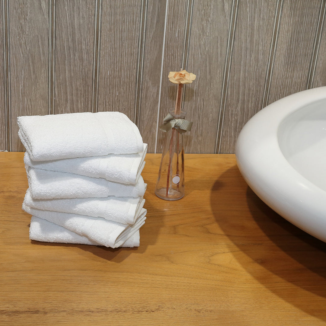 Linum Home Textiles 100% Turkish Cotton Denzi Washcloths Set of 6