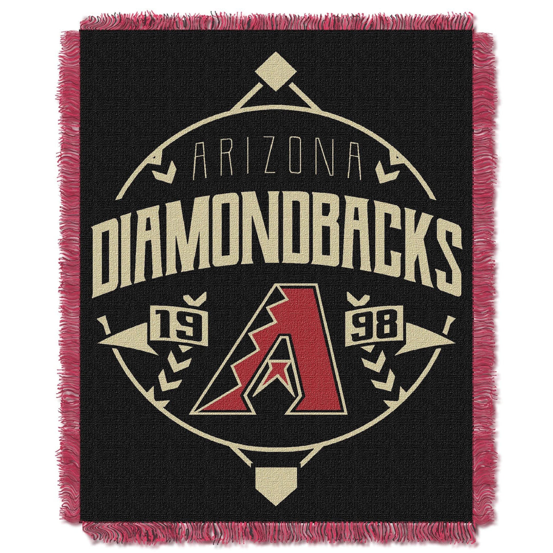 Diamondbacks Ace Jacquard Throw Red Sports Collegiate Casual Acrylic