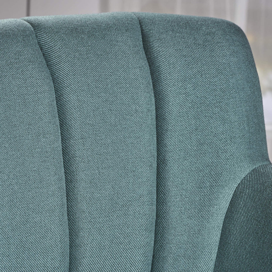 Christopher Knight Home Merel Mid Century Modern Fabric Club Chair 28.30" W x Teal - Diamond Home USA