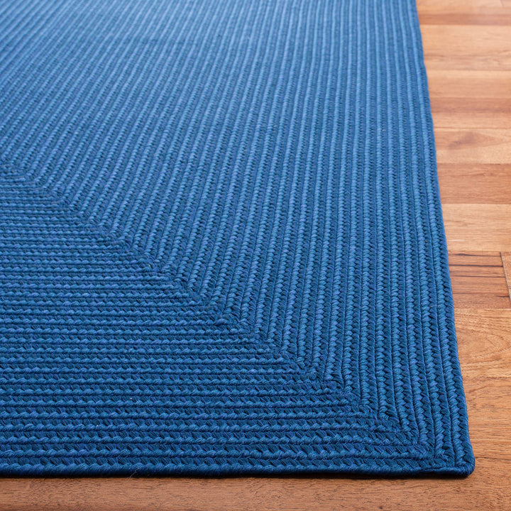 SAFAVIEH Braided Collection 2'3" x 10' Blue BRD315M Handmade Country Cottage - Diamond Home USA